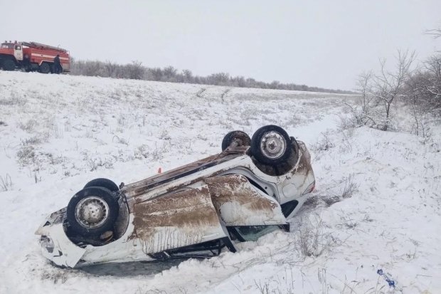 Пассажир погиб в жесткой аварии с перевертышем пресс-служба  ГУ МВД России по Волгоградской области