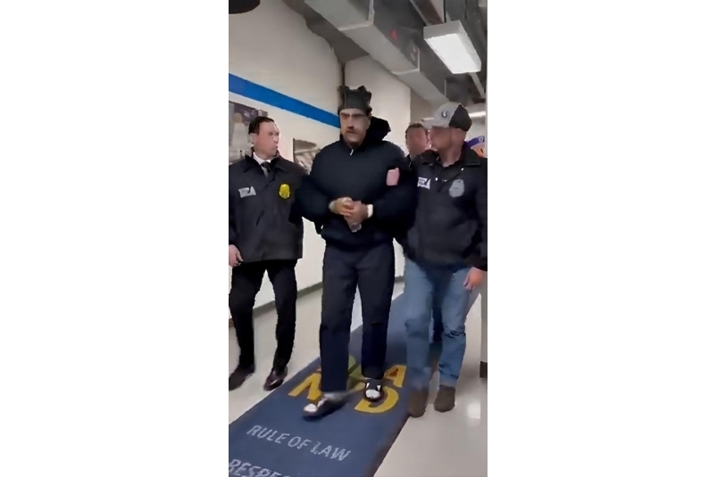 Президента Венесуэлы захватили и доставили в США скриншот видео, опубликованного Белым домом