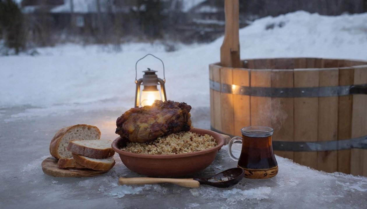 Что поесть перед погружением в иордань на Крещение - совет специалистов Kandinsky by Sber AI (18+)