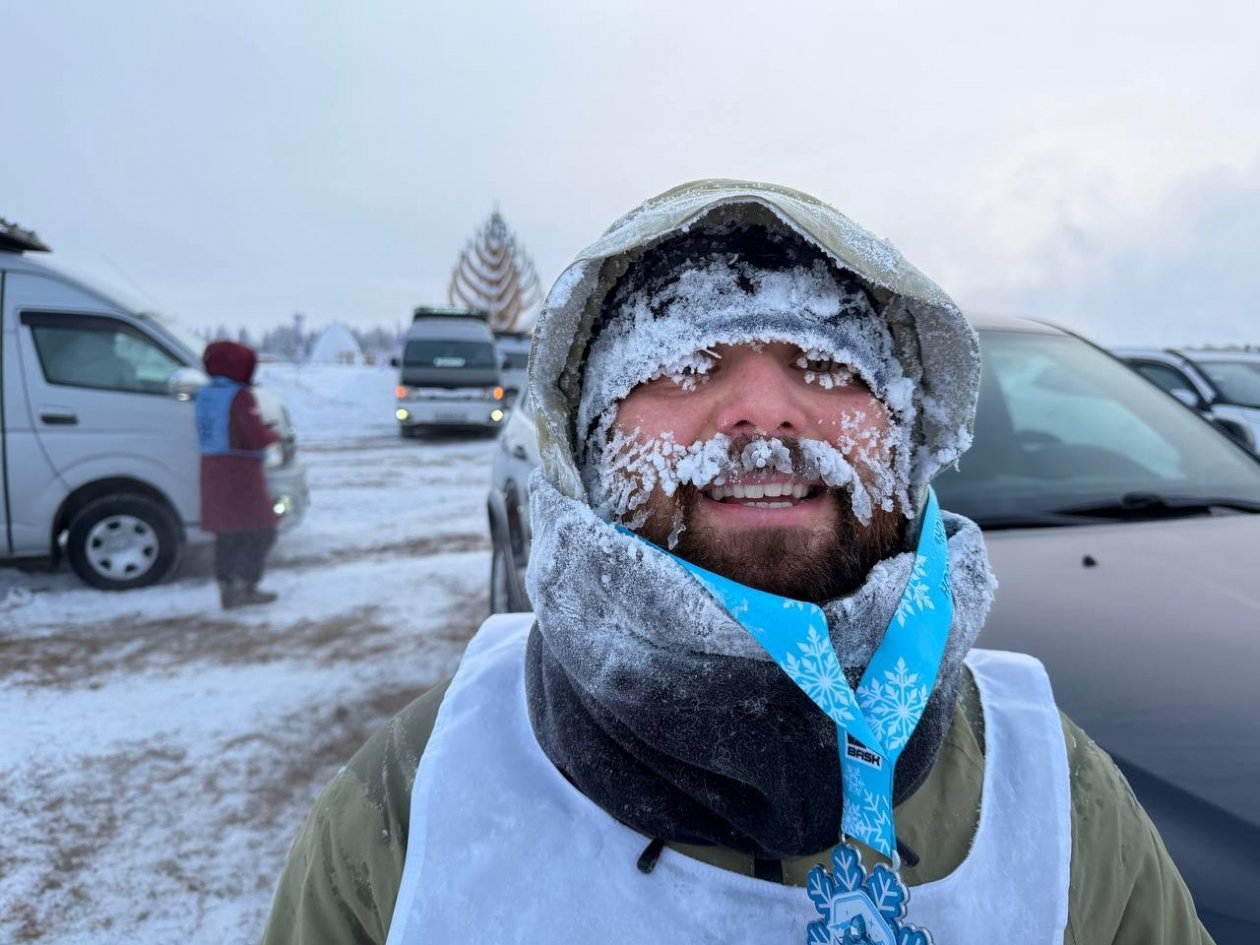 Моедо и Зыков повторили победу на экстремальном марафоне &quotПолюс холода Оймякон&quot! Пресс-служба главы и правительства РС(Я)