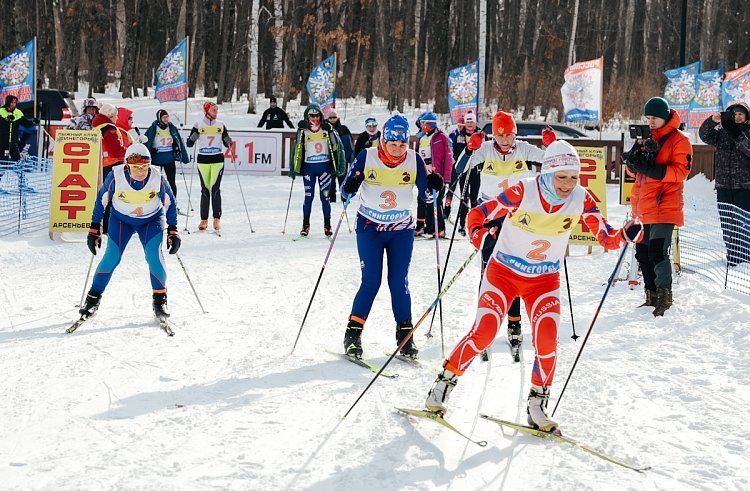 Лыжные гонки собрали более 70 спортсменов со всего Дальнего Востока в Арсеньеве Пресс-служба правительства Приморского края