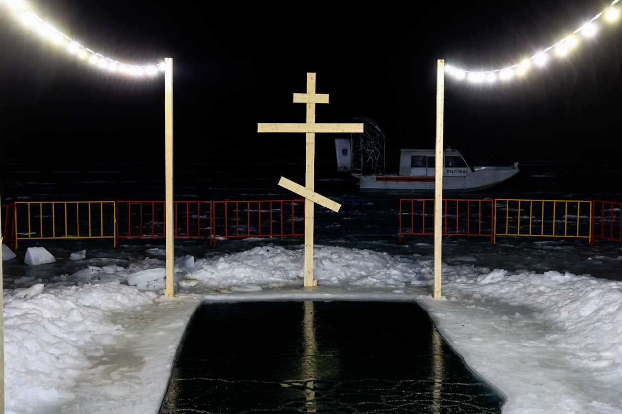 крещение, купель, иордань Евгений Кулешов, ИА PrimaMedia