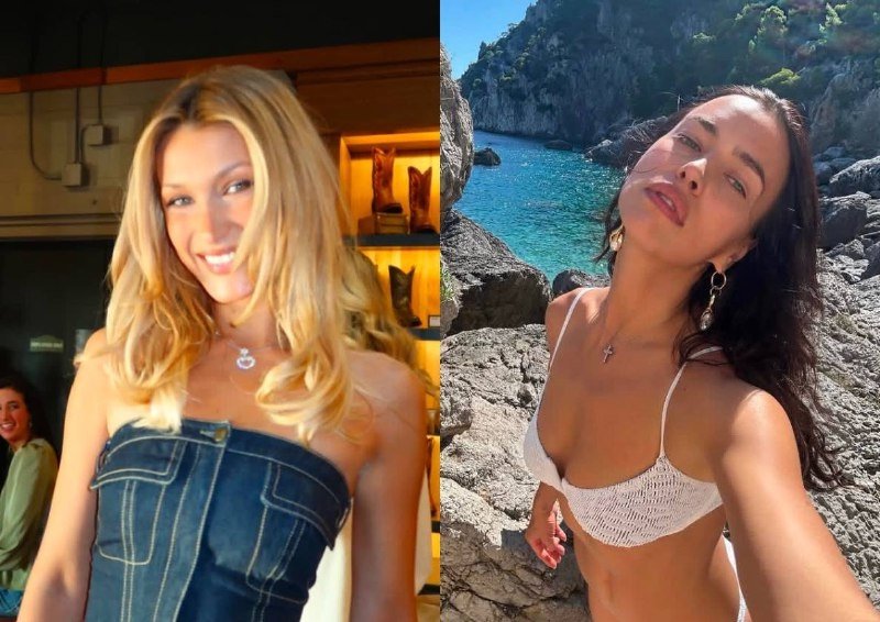 Белла Хадид и Ирина Шейк Соцсети знаменитостей