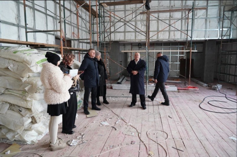 Ремонт в ДК &quotНива&quot пресс-служба администрации УГО