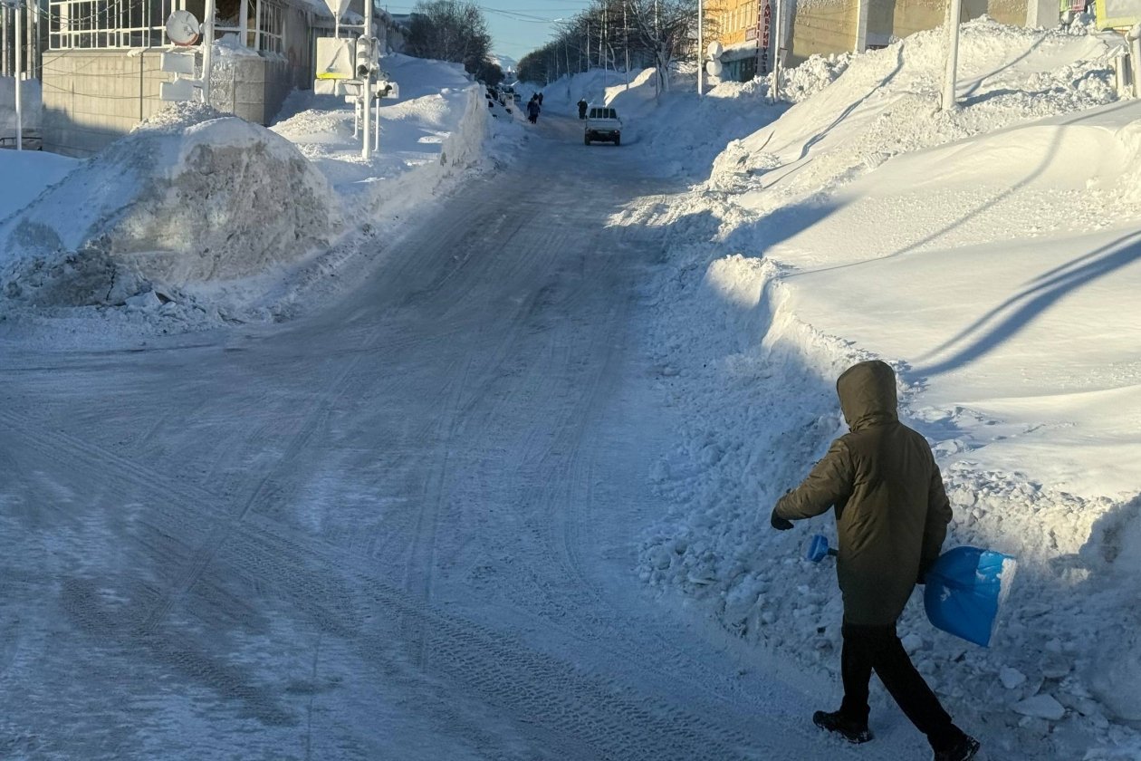 Петропавловск-Камчатский после сильного снегопада. Январь 2026 года Ольга Семенова ИА KamchatkaMedia
