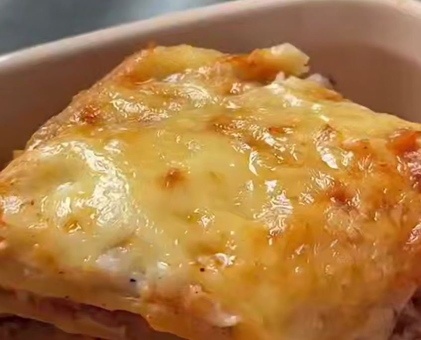 Легкая лазанья с сыром - состав понятный, всего 190 калорий - раз-два и готово телеграм-канал &quotРецепты 🧑‍🍳| Десерты Супы Закуски&quot (12+). 