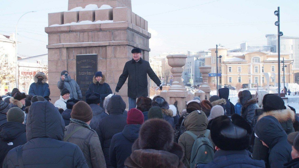 Сам Мархаев опровергает, что это был митинг ТГ-канал КПРФ/Бурятия