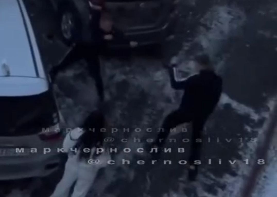 Драка. Скриншот видео тг-канал (18+) mark2_che