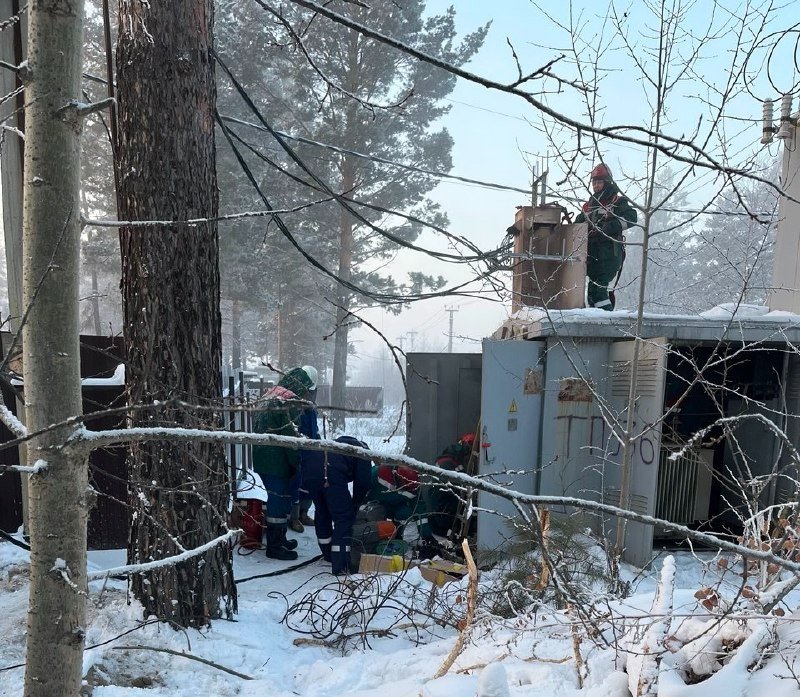 Около 400 человек остались без света из-за пожара на подстанции в Иркутском районе Тг-канал (18+) мэра Иркутского муниципального округа