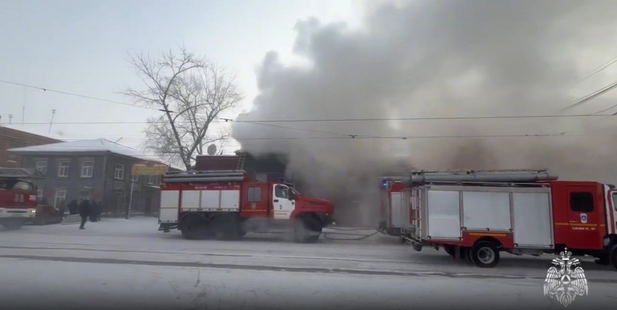 Пожар Пресс-служба ГУ МЧС России по региону