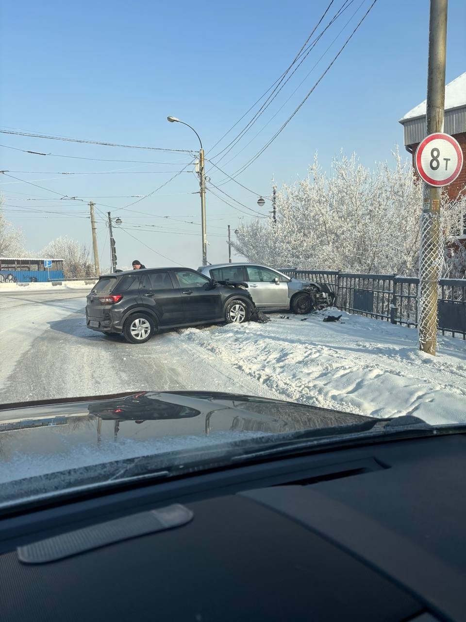 ДТП с участием двух иномарок произошло на Глазковском мосту в Иркутске ИА IrkutskMedia