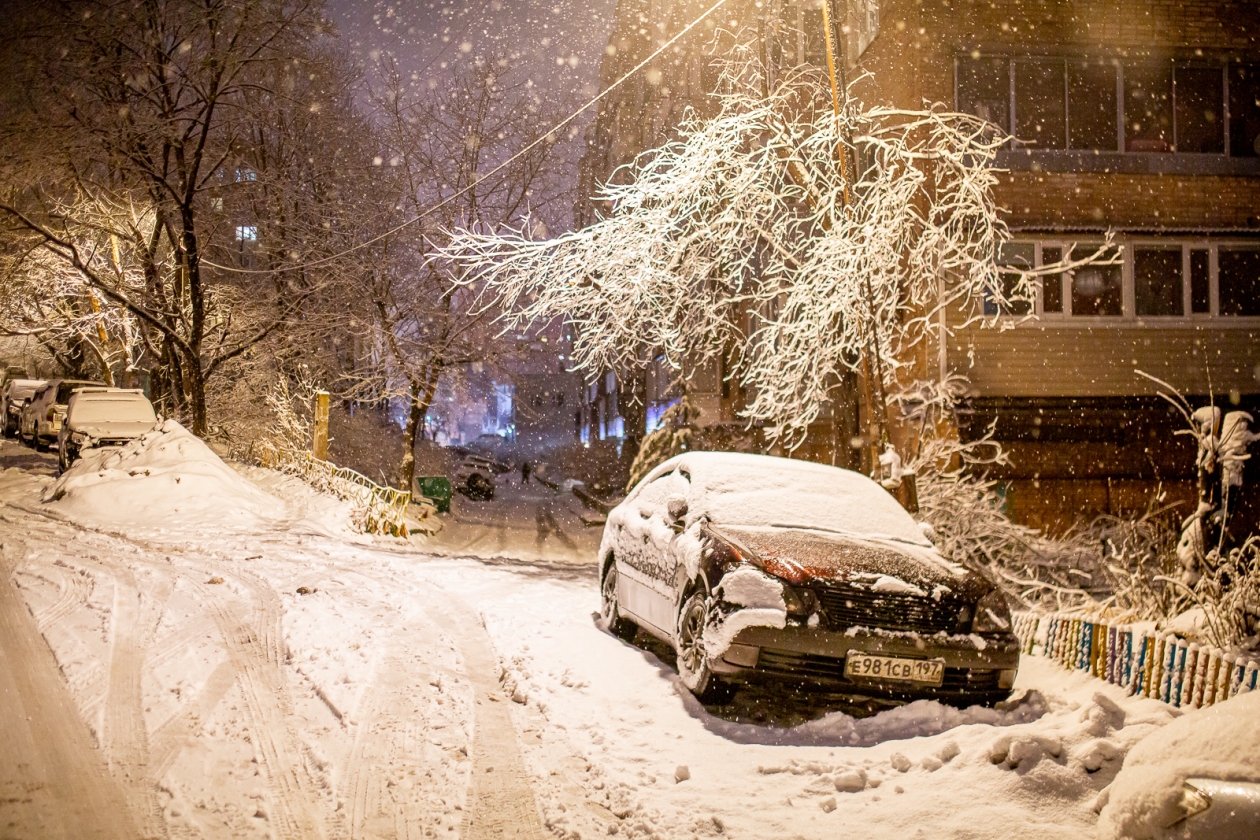 снег, метель, холод, зима,  циклон, снегопад, осадки, прогноз, гололед, похолодание Мария Смитюк, ИА PrimaMedia