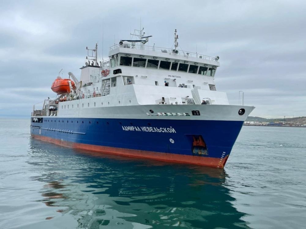 Теплоход &quotАдмирал Невельской&quot возобновляет рейсы на Курилы после техобслуживания пресс-служба минтранса Сахалинской области