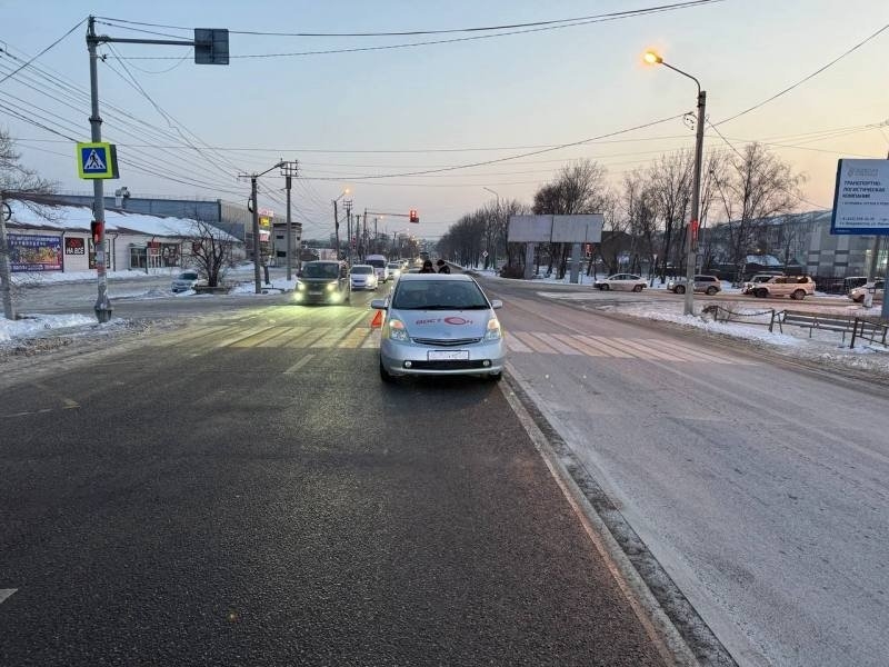 Место аварии предоставлено пресс-службой УМВД России по Приморскому краю