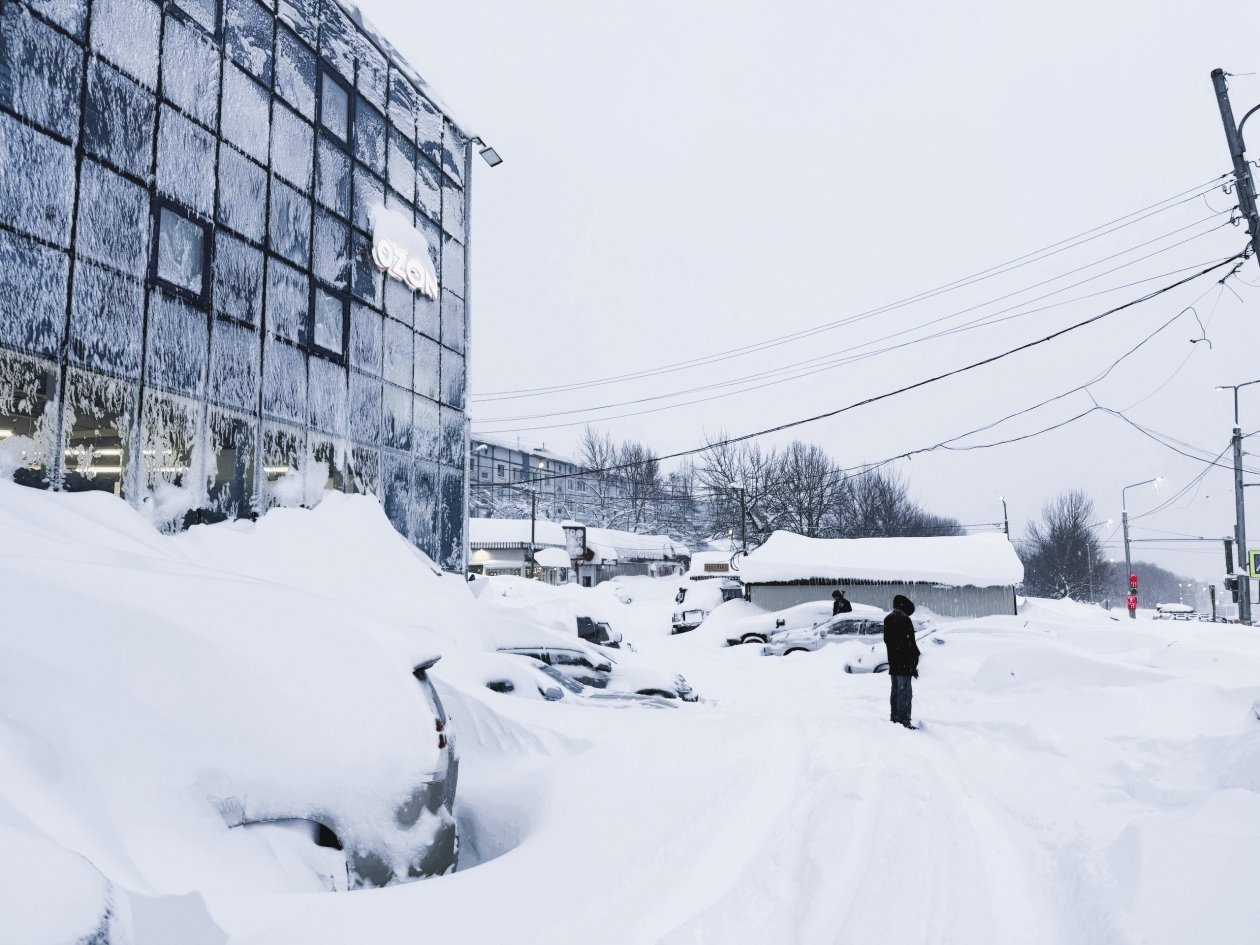 Последствия снегопадов на Камчатке ИА KamchatkaMedia