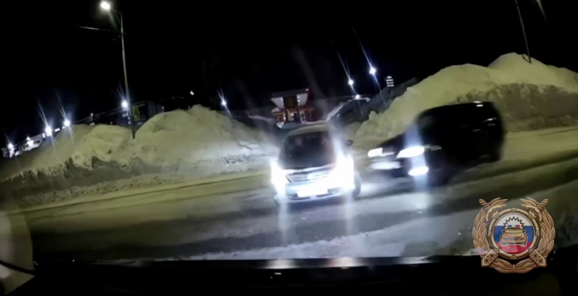 Момент аварии пресс-служба Полиции Камчатки