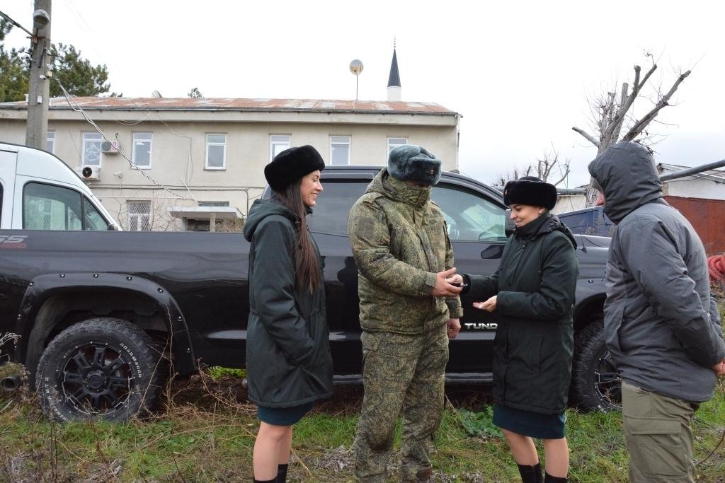 Иномарку передали на передовую Южное таможенное управление