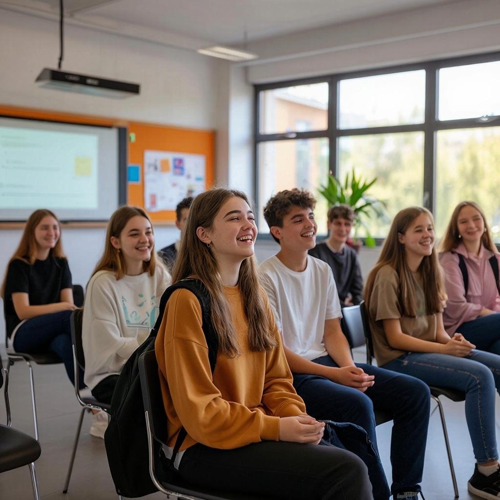 Молодежь Сгенерировано нейросетью Сбера Kandinsky (18+)