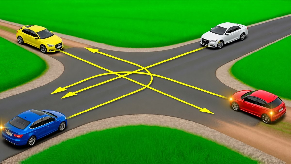 Как разъедутся автомобили - даже водители-отличники делают ошибки дзен-канал &quotКлуб Дорог&quot (12+)