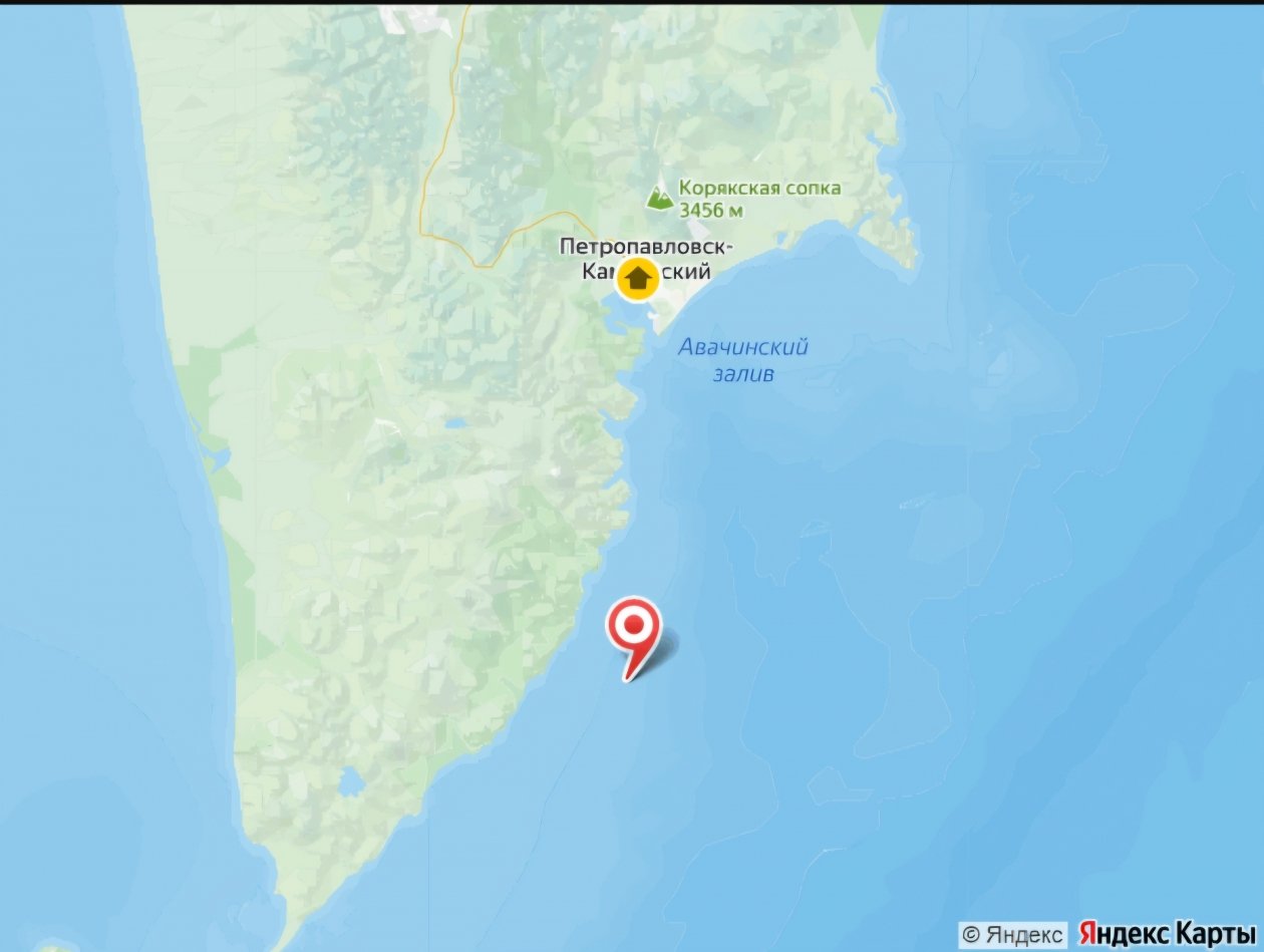 Карта сейсмособытия ФИЦ ЕГС РАН