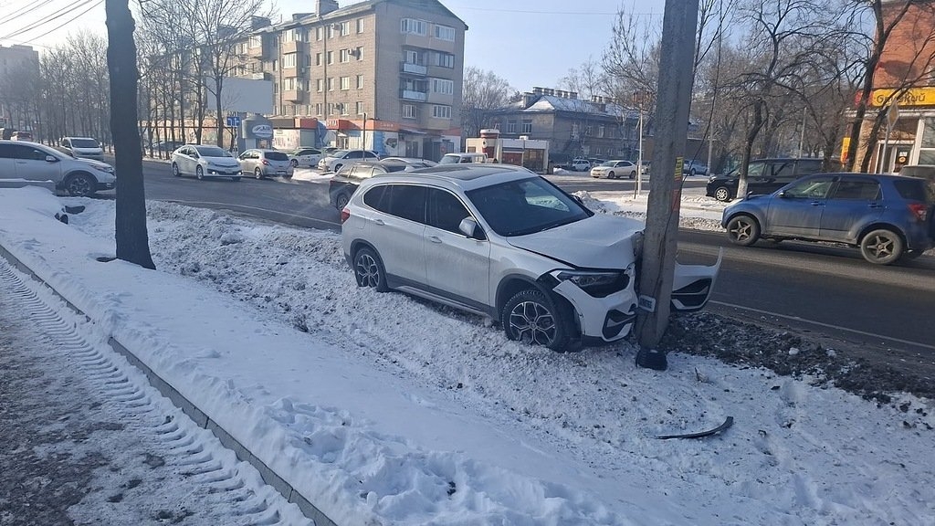 Место аварии предоставлено Госавтоинспекцией Уссурийска