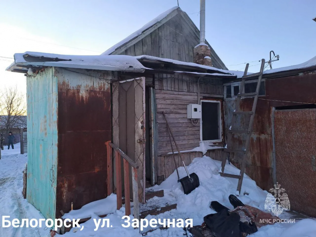 Пожар в Белогорске унес жизнь 40-летнего мужчины ГУ МЧС России по Амурской области