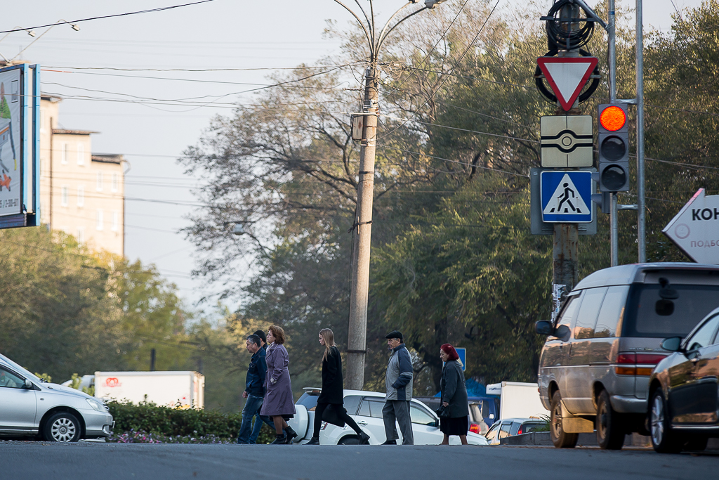 Пешеходы, Фото с места события собственное