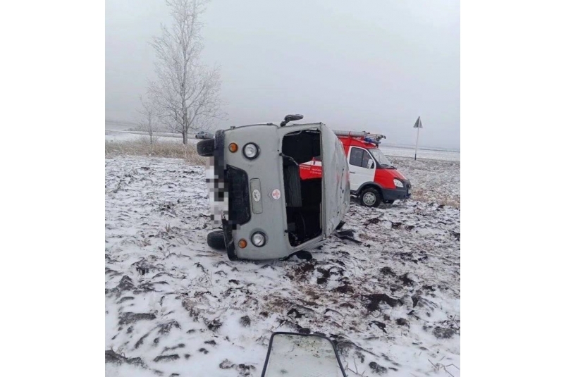 Три пациента пострадали при опрокидывании медицинского УАЗика на Ставрополье Госавтоинспекция Ставрополья