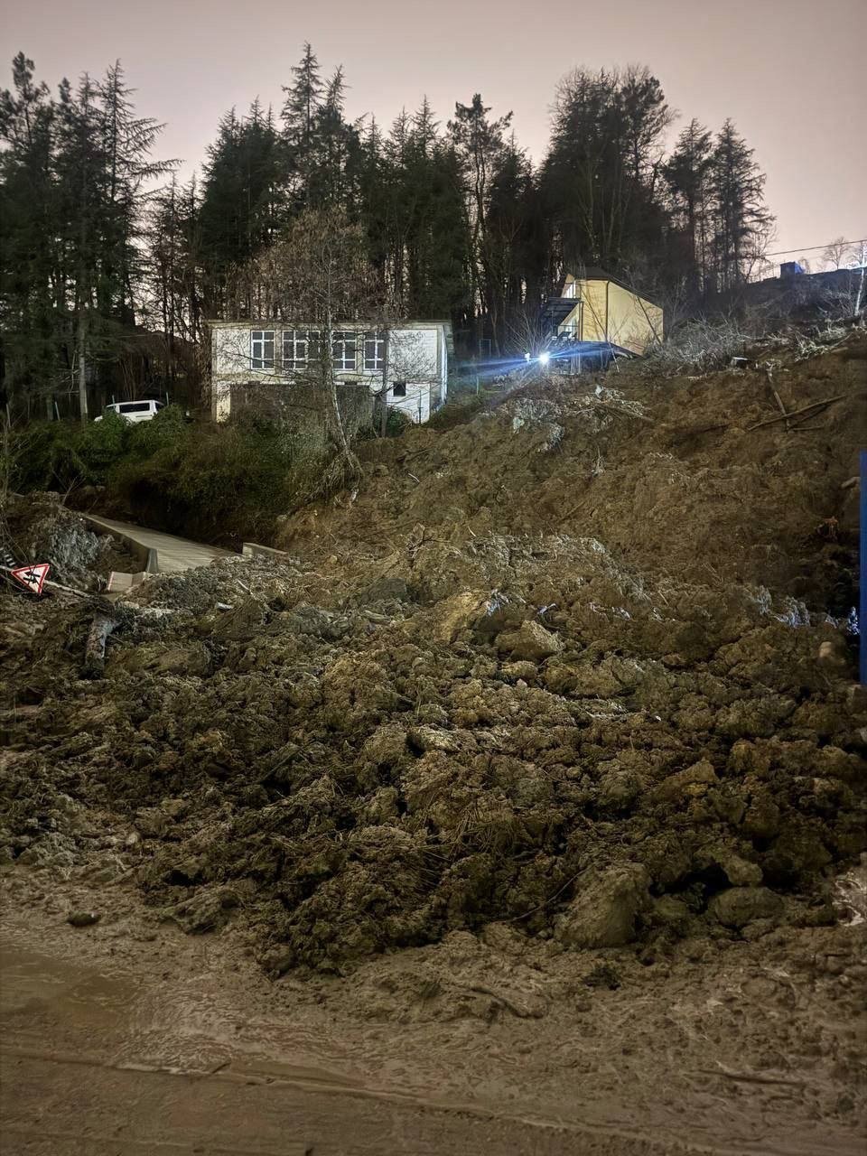 Оползень в Сочи ЧП Сочи