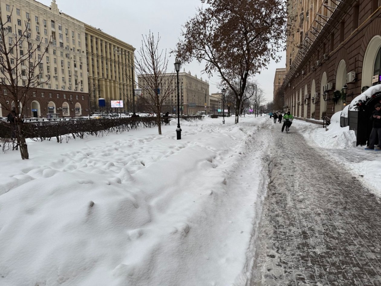 Снегопад в Москве ИА StolicaMedia