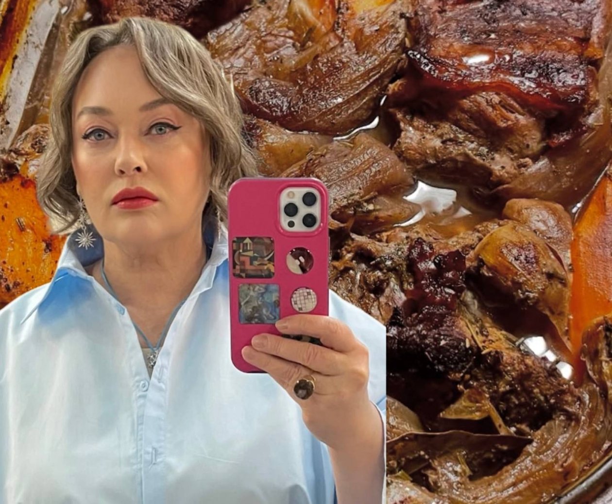 Лариса Гузеева коллаж сгенерирован ИА UssurMedia на основе соцсетей Ларисы Гузеевой