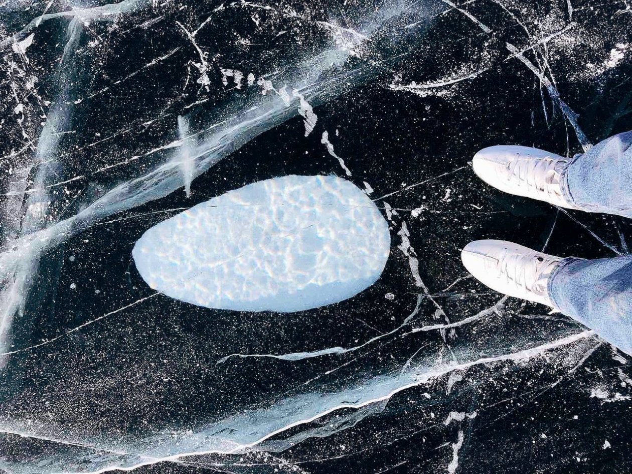 Катки на Байкале вошли в топ необычных мест для катания в России Ушакова Юлия, ИА IrkutskMedia