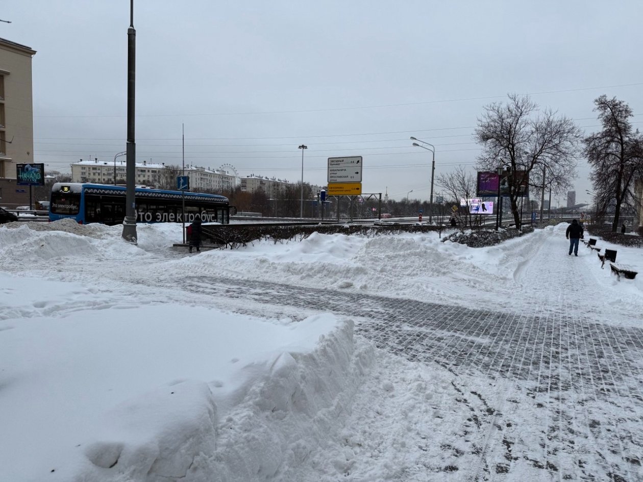 Снегопад в Москве ИА StolicaMedia