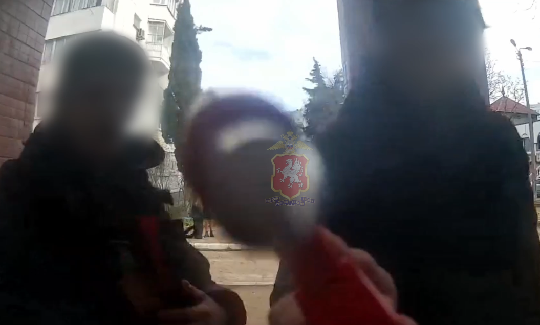 Кадр из видео Полиция Севастополя