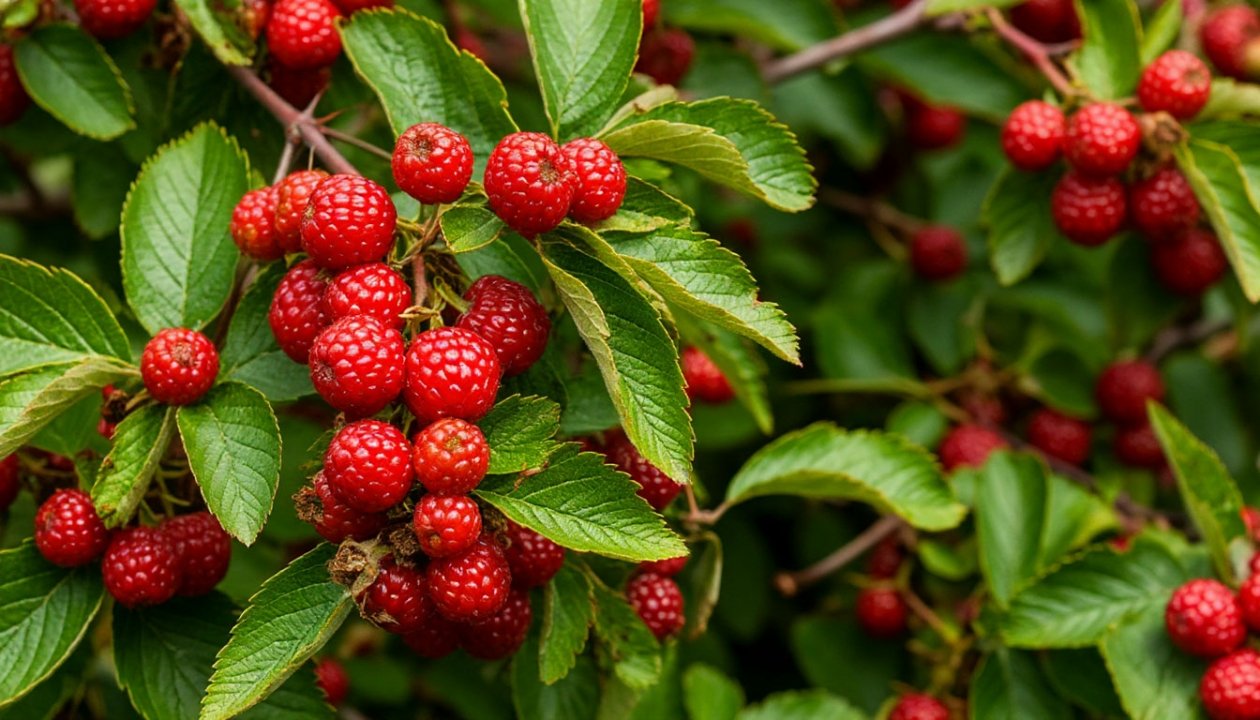 Ежемалина радует плодами каждый год: секрет выращивания самой вкусной ягоды в огороде ИИ Кандинский (18+)