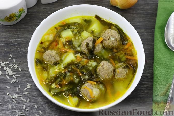 Суп с фрикадельками и морской капустой: насыщенный, питательный и легкий - обед на скорую руку russianfood.com