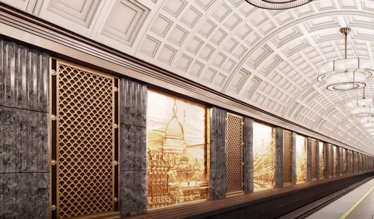 Проект станции метро &quotДостоевская&quot Telegram-канал мэра Москвы Сергея Собянина