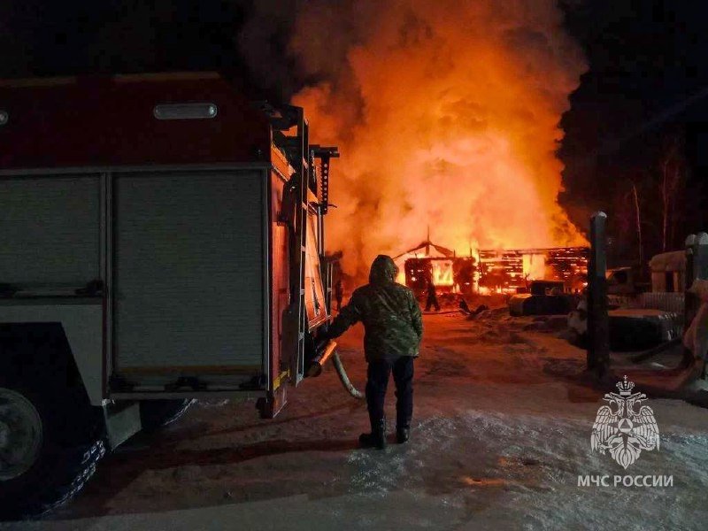 В Якутии короткое замыкание спровоцировало смертельный пожар в доме пресс-служба МЧС по Якутии