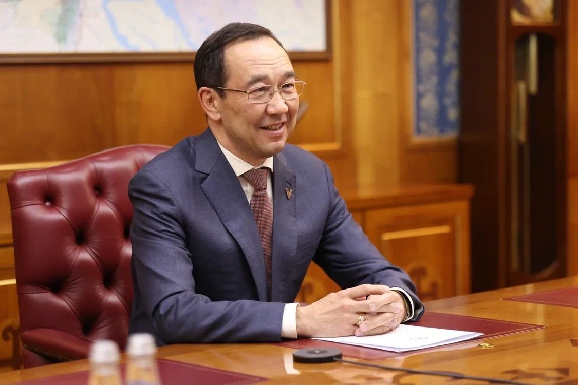 Глава Якутии Айсен Николаев Андрей Сорокин, ЯСИА