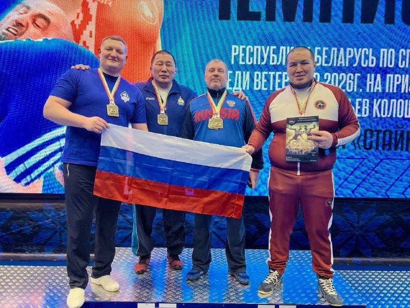 Вольник из Бурятии стал победителем среди ветеранов минспорт Бурятии