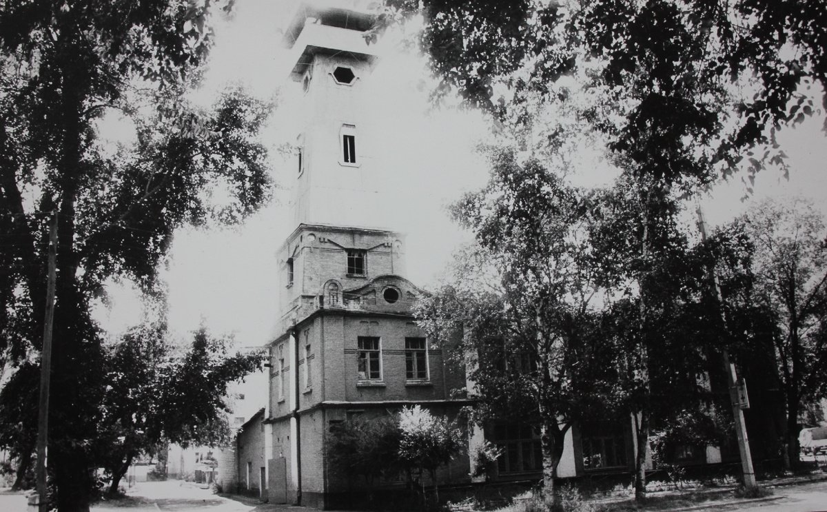 Каланча на третьей пожарной части в 1980 году Фото из архива ГУ МЧС России по Амурской области