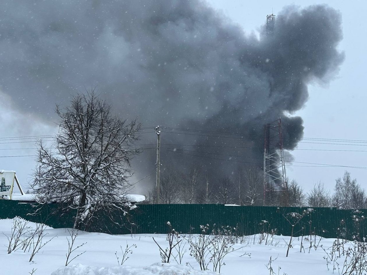 Пожар в Подмосковье Телеграм-канал &quotОсторожно, Москва&quot (18+)