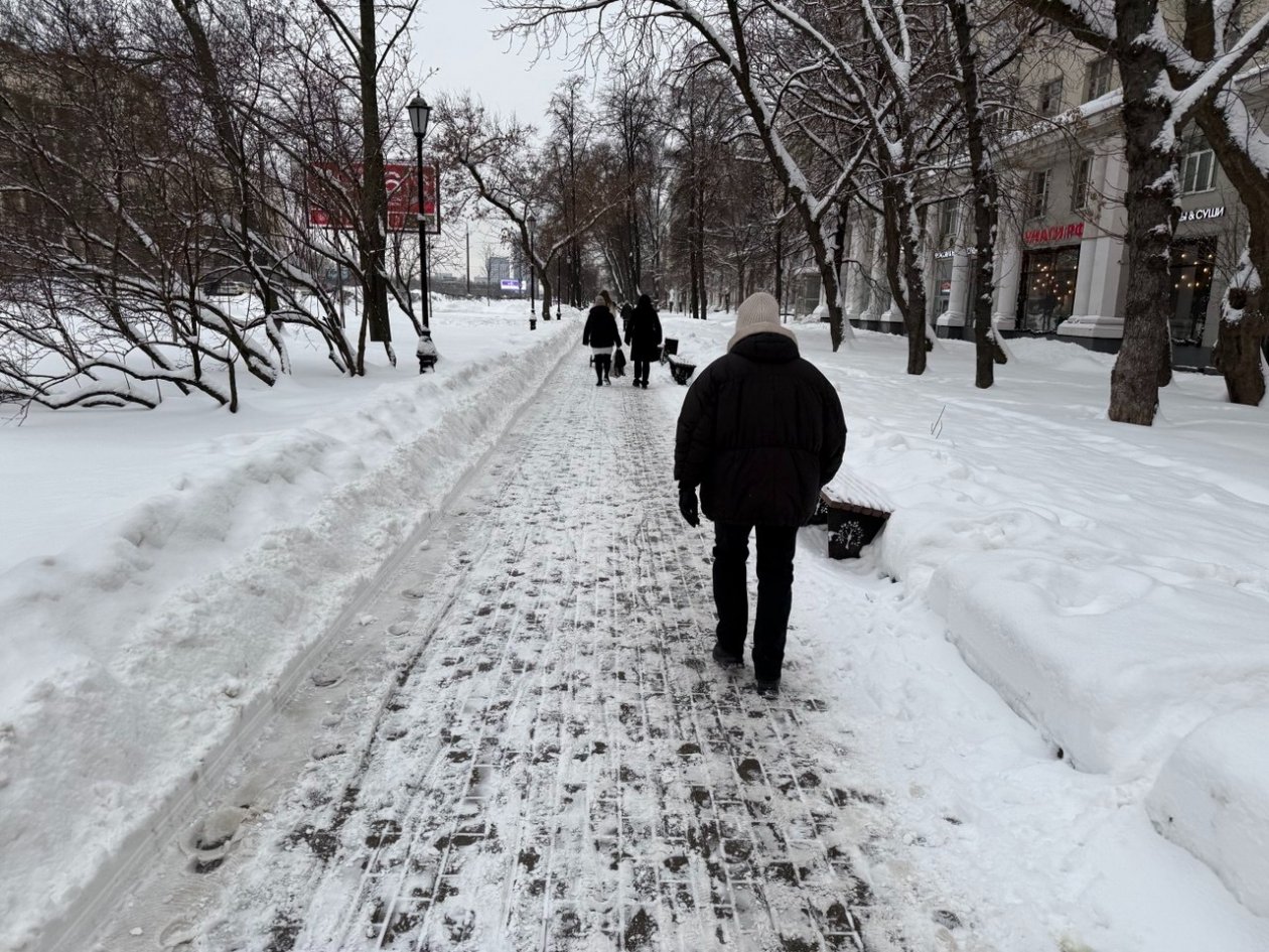 Последствия снегопада ИА StolicaMedia