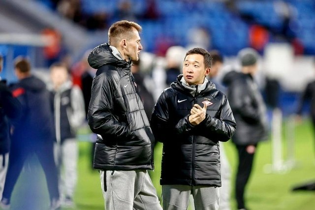 Артем Ребров и Владимир Иринчеев ФК &quotСпартак&quot