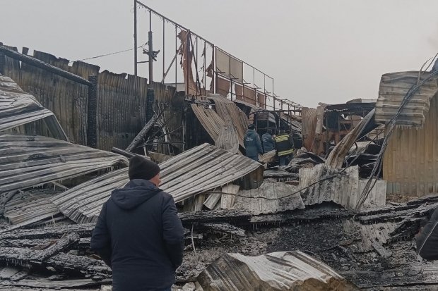 Место пожара ИД &quotВолгоградская правда&quot (18+)