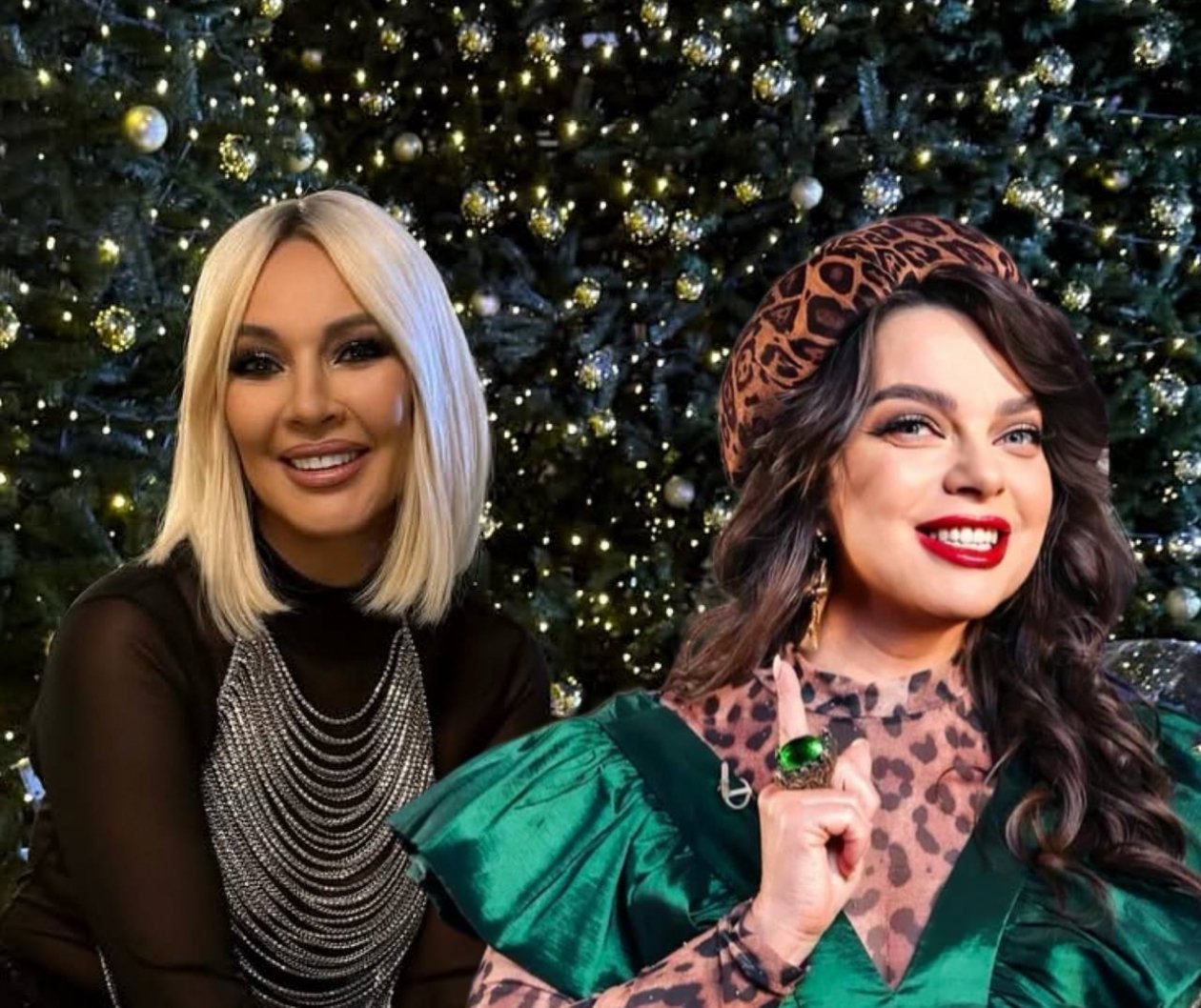 Лера Кудрявцева, Наташа Королева коллаж сгенерирован PrimaDonna.media на основе соцсетей знаменитостей