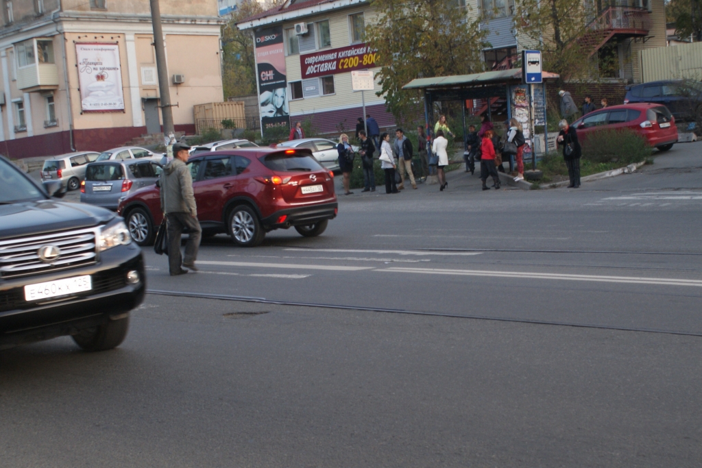 У Водоканала "зебры" почти нет, Фото с места события собственное