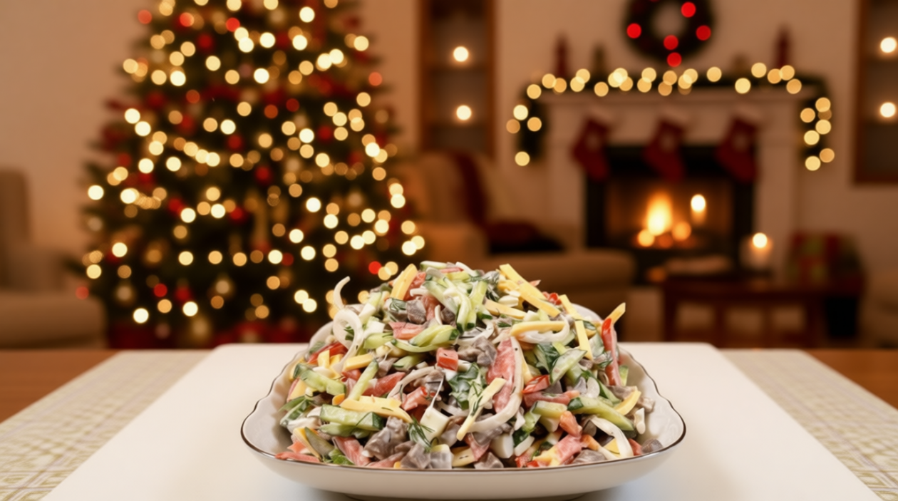 Салат &quotМинистерский&quot: простой рецепт из советского времени Qwen (18+)