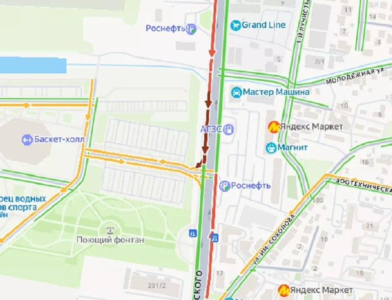 Скриншот сервиса Яндекс Карты