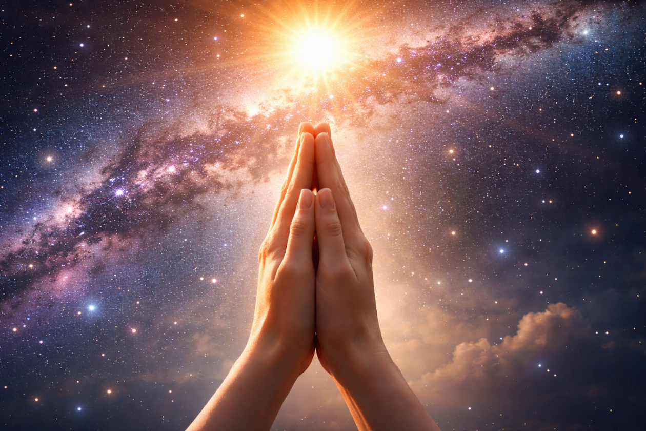 Благодарность Вселенной – новая форма социального фатализма Сгенерировано нейросетью